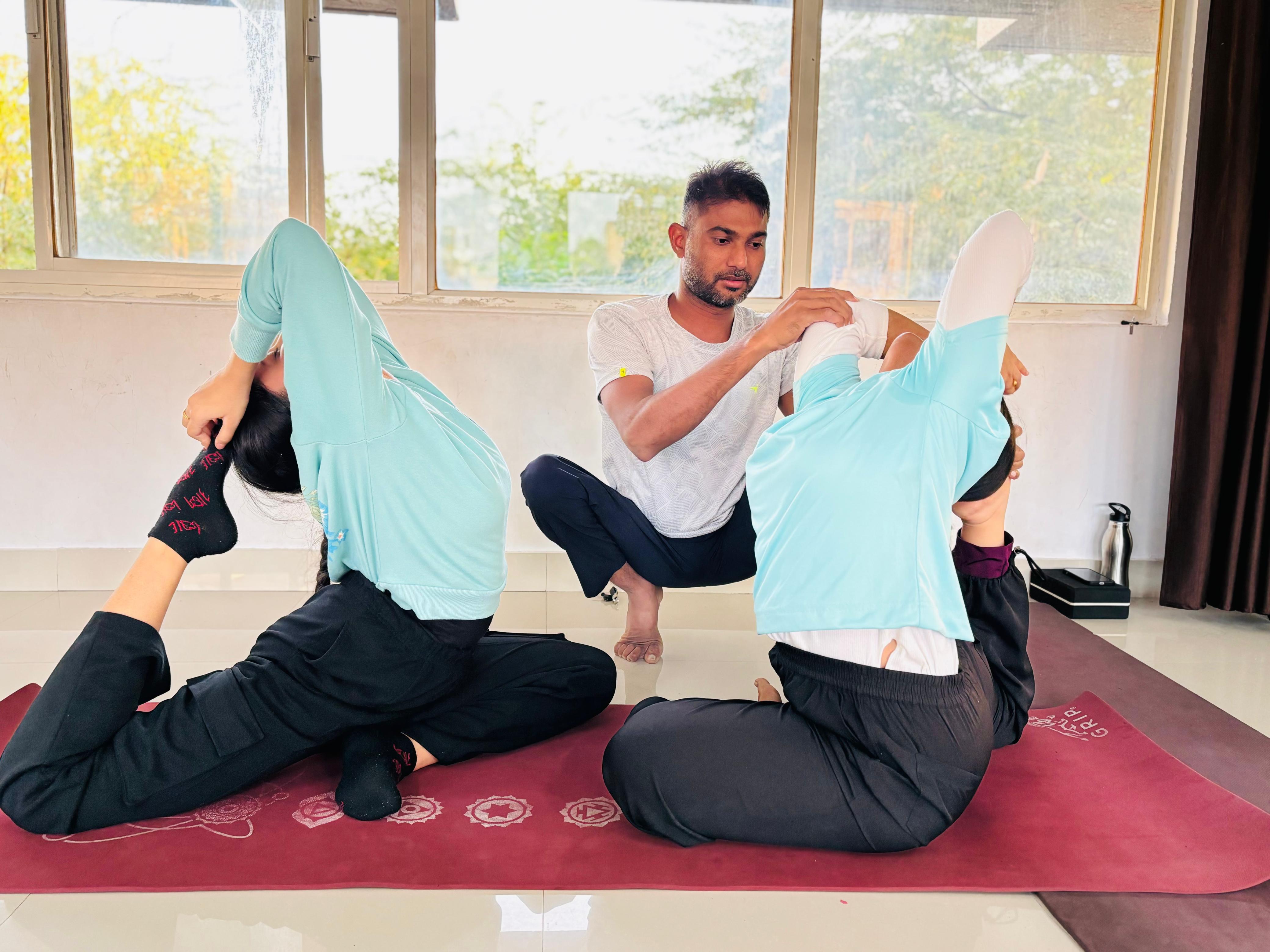 Yoga class at S.K. Yoga Center